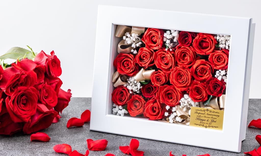 花束保存加工の完成品 – Amitie nori