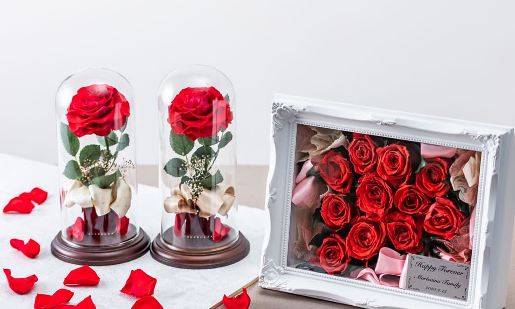 花束保存加工の完成品 – Amitie nori